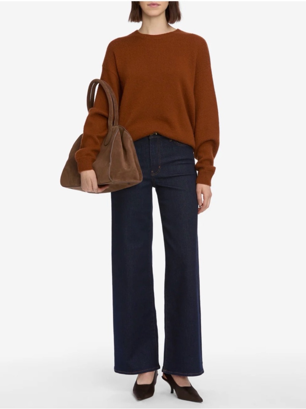 Frame Le Slim Palazzo Jeans Wide Leg Rinse Size 26
